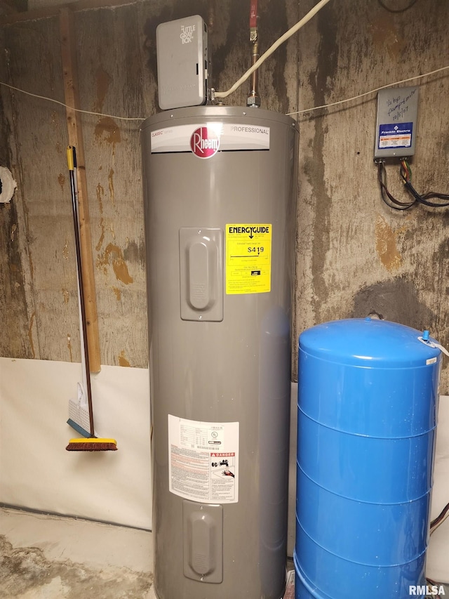 utilities with electric water heater