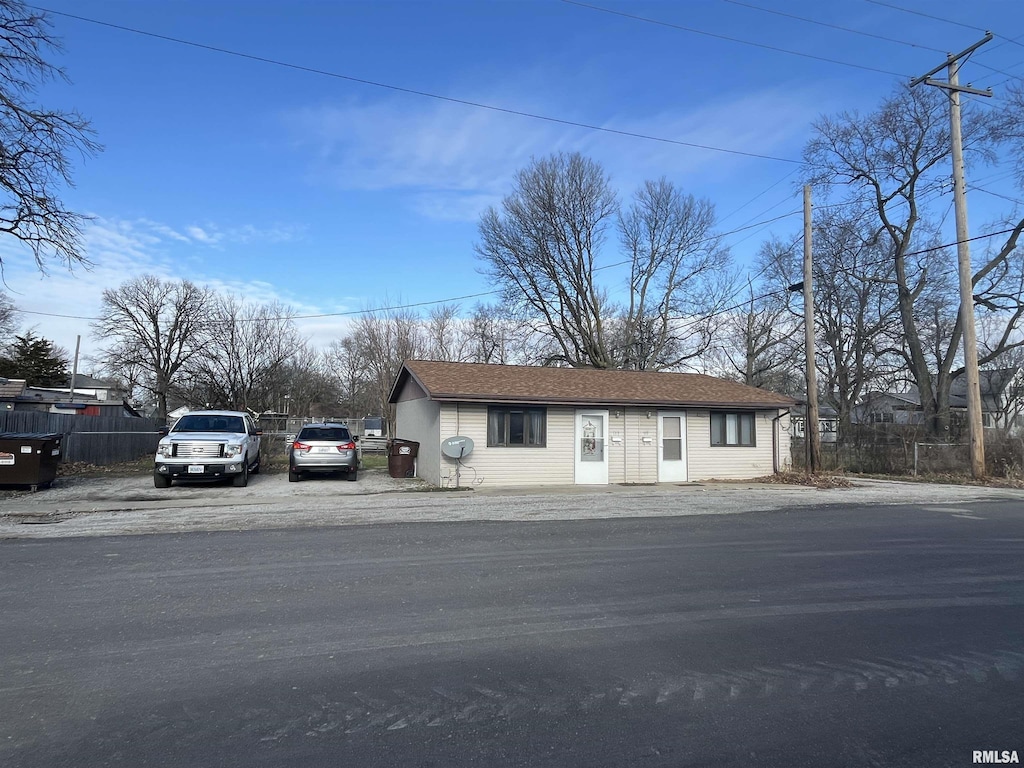 view of ranch-style house