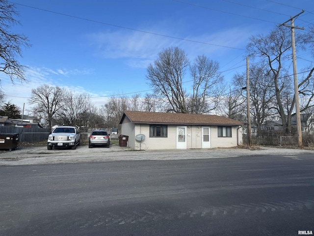 view of ranch-style house