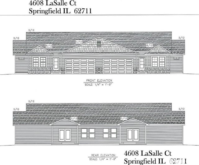 4608 Lasalle Ct, Springfield IL, 62711, 3 bedrooms, 3 baths townhouse for sale