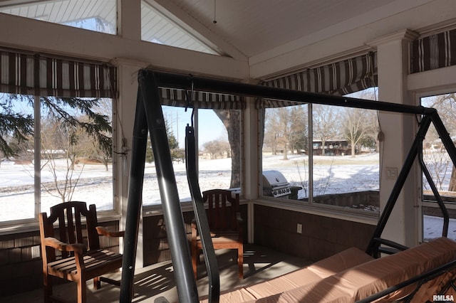 interior space with grilling area