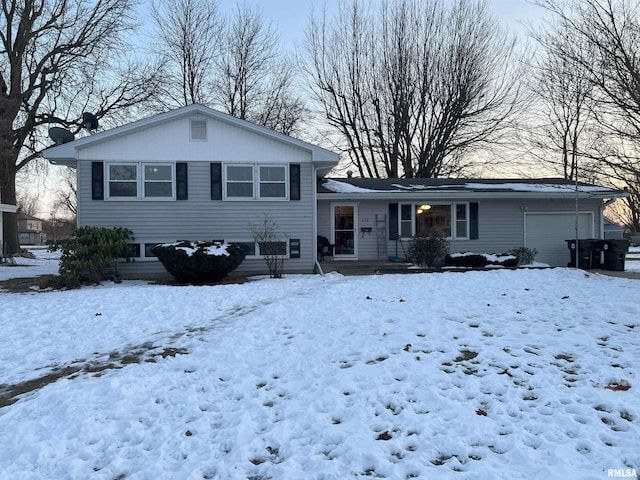 238 E Prairie St, Roodhouse, IL 62082 - view of front facade featuring a garage