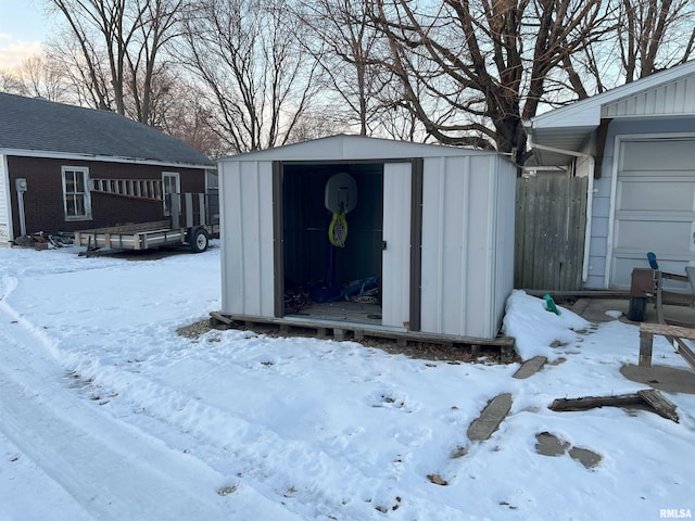 238 E Prairie St, Roodhouse, IL 62082 - view of snow covered structure