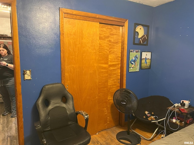 238 E Prairie St, Roodhouse, IL 62082 - sitting room featuring hardwood / wood-style floors