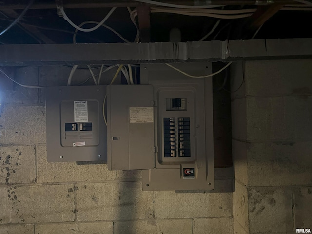 238 E Prairie St, Roodhouse, IL 62082 - utility room with electric panel