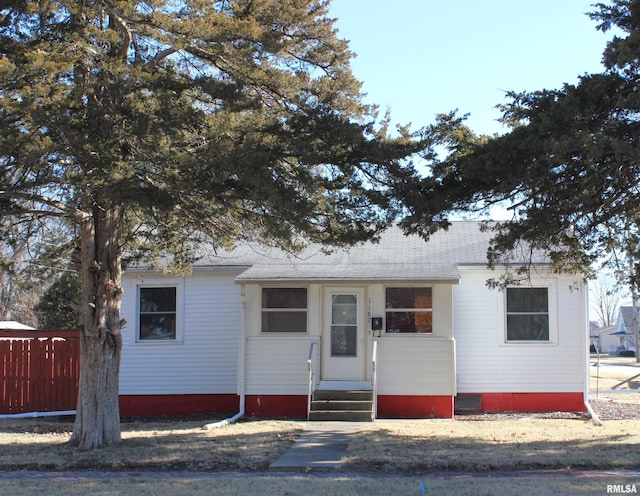 view of front of home