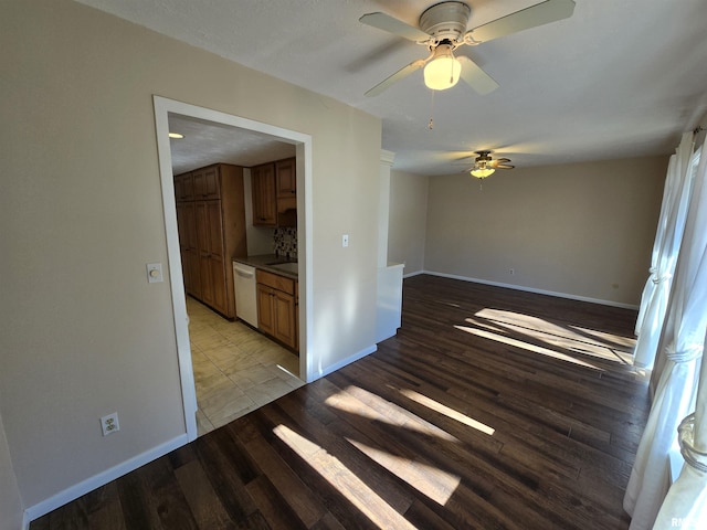 unfurnished room featuring light hardwood / wood-style floors