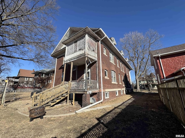 view of rear view of house