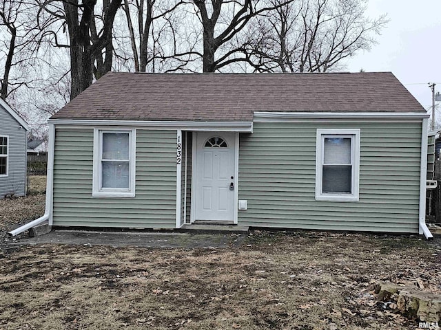 view of front of home