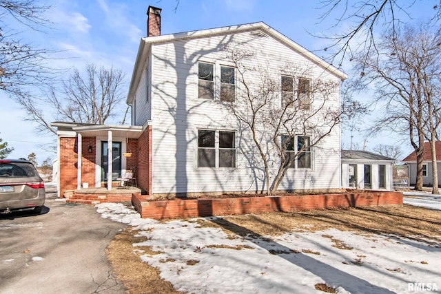 view of front of home