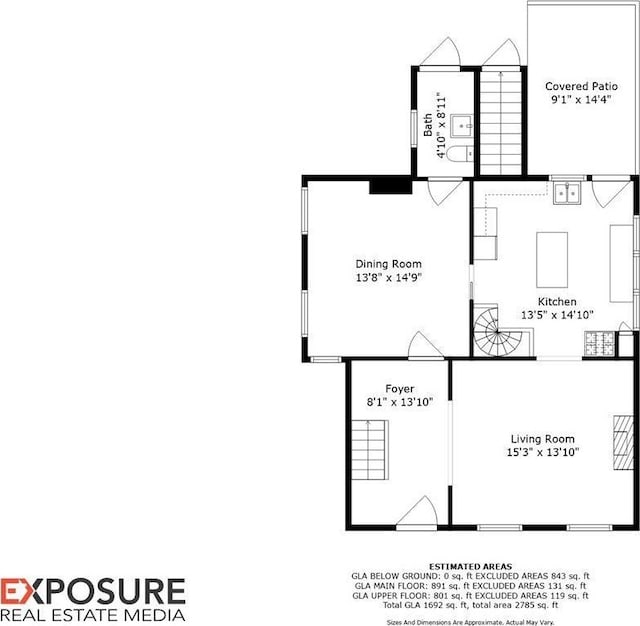 810 E Edwards St, Springfield, IL 62703 - room layout