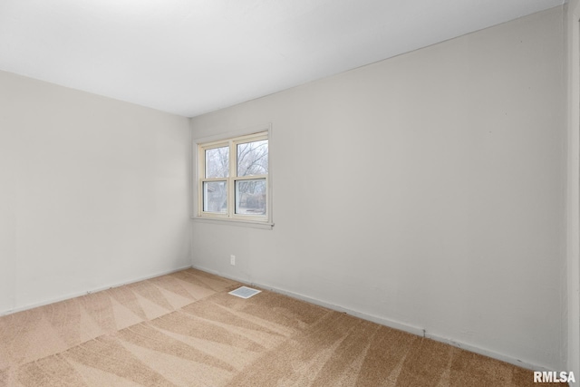 empty room with light carpet