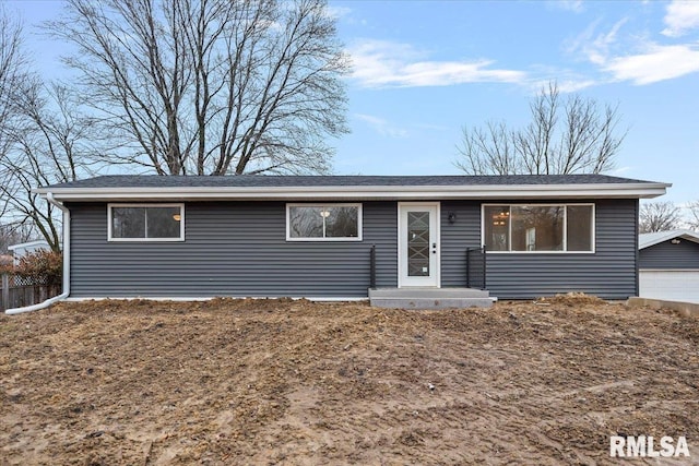 view of ranch-style house