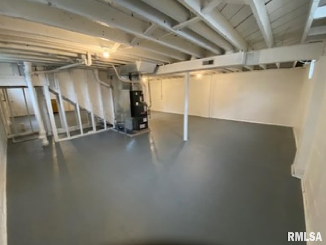 view of basement