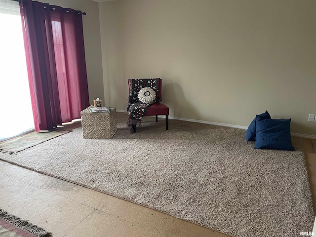 living area with plenty of natural light