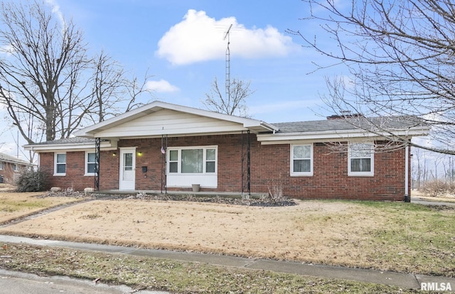 view of ranch-style home