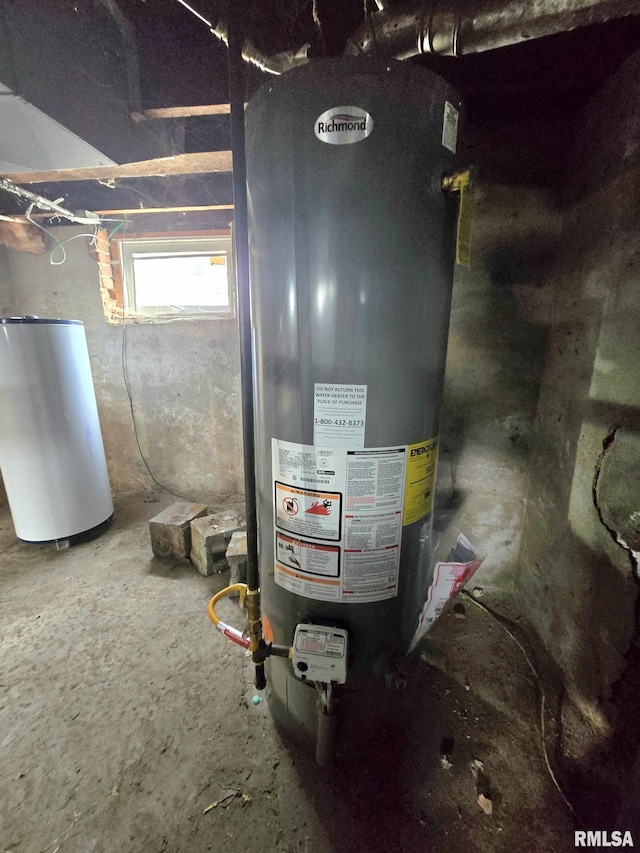 utilities featuring water heater