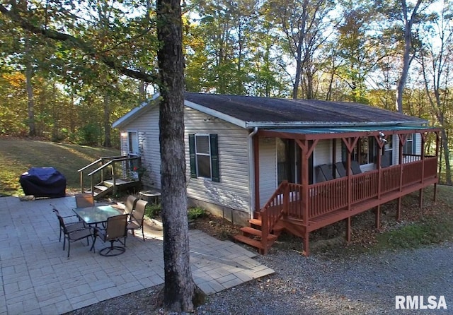 exterior space featuring a patio area