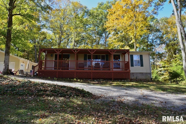 view of front of house