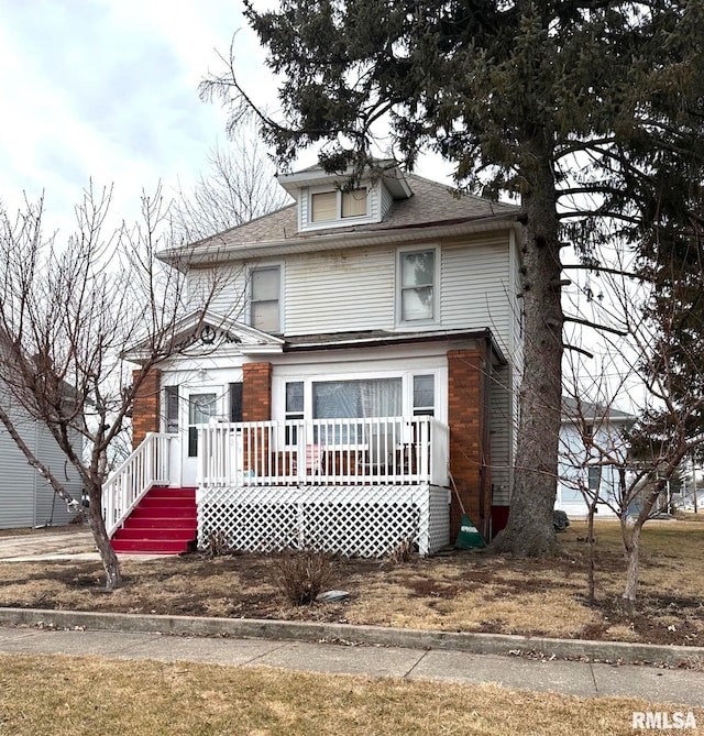 view of front of home