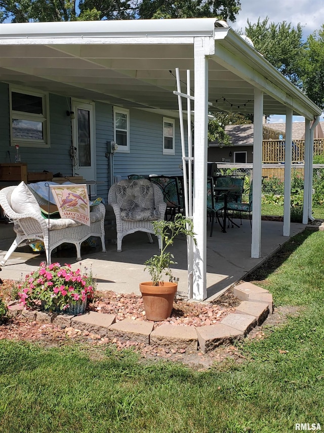 view of patio