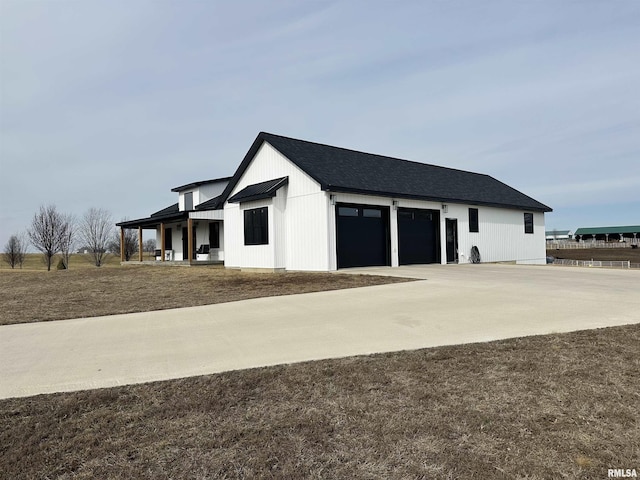 exterior space featuring covered porch