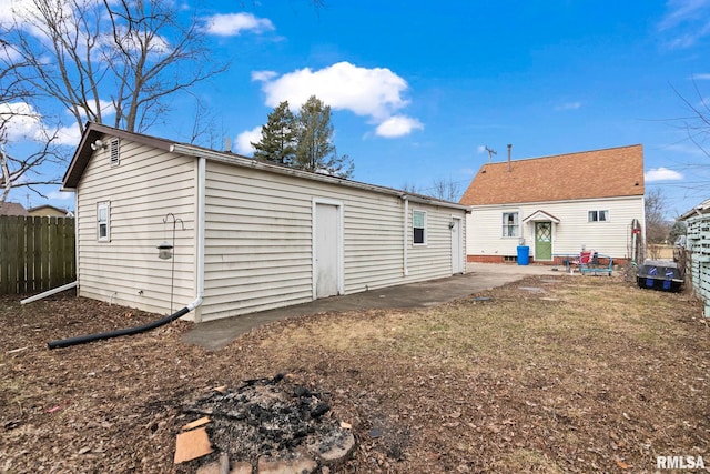 exterior space with a patio area