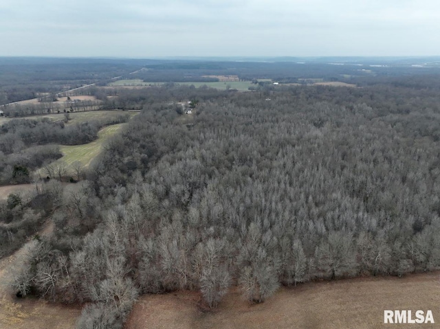 bird's eye view featuring a rural view