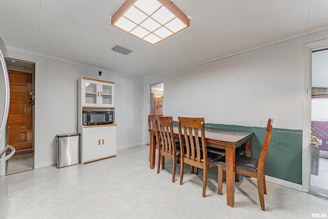 view of dining room