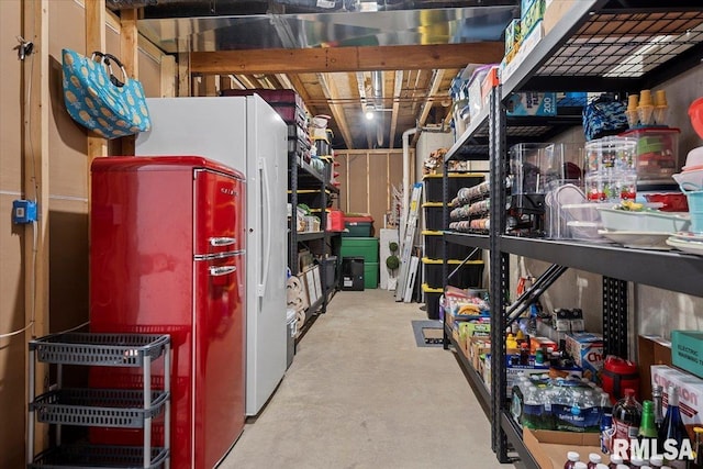 view of storage