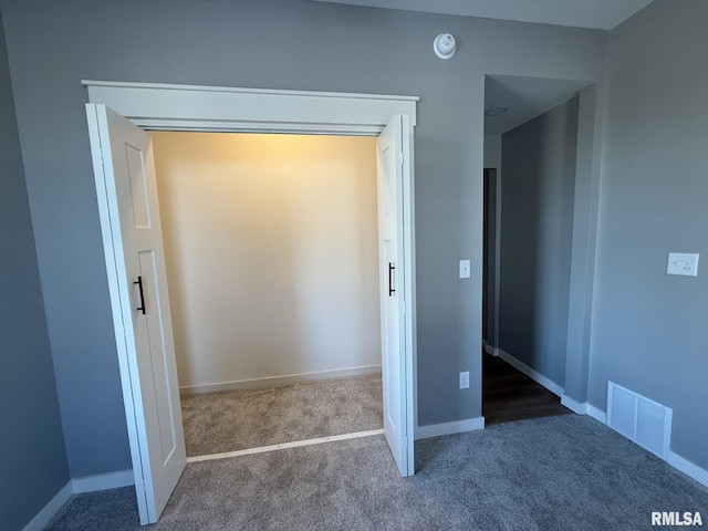 closet featuring visible vents