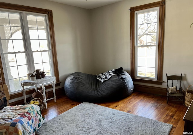 102 W Lorton St, Roodhouse, IL 62082 - sitting room with wood-type flooring and plenty of natural light