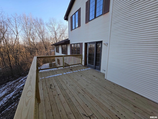 view of deck