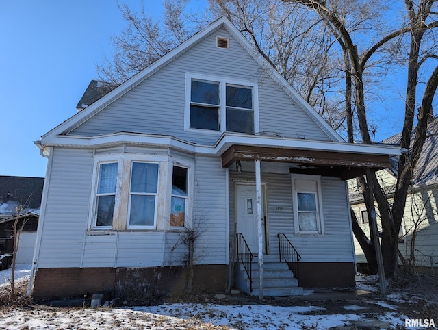 bungalow with entry steps