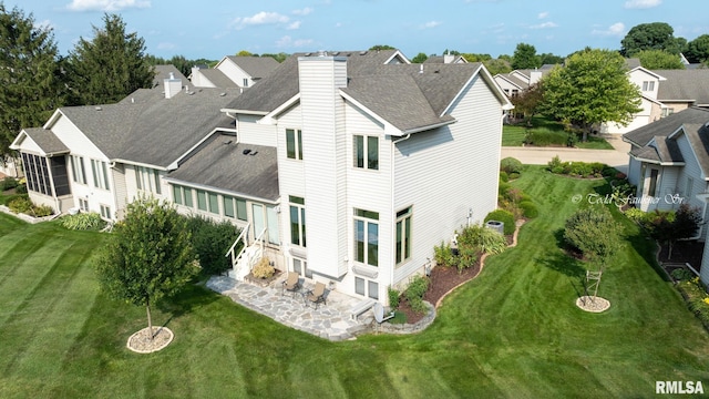 exterior space with a residential view