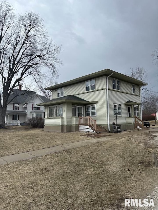 view of rear view of house