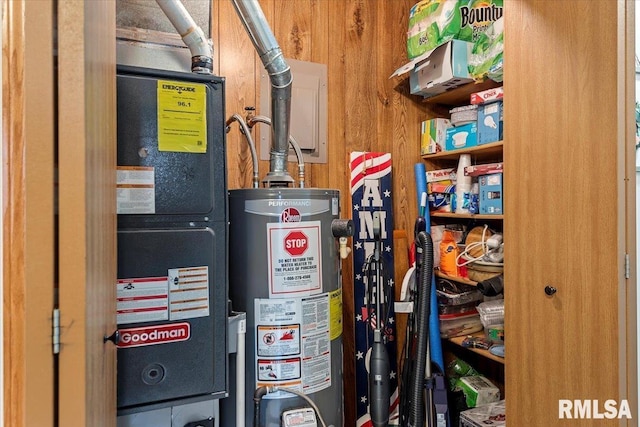 utilities with gas water heater