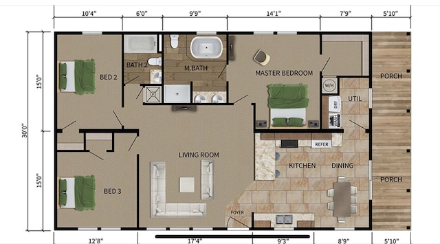 view of layout