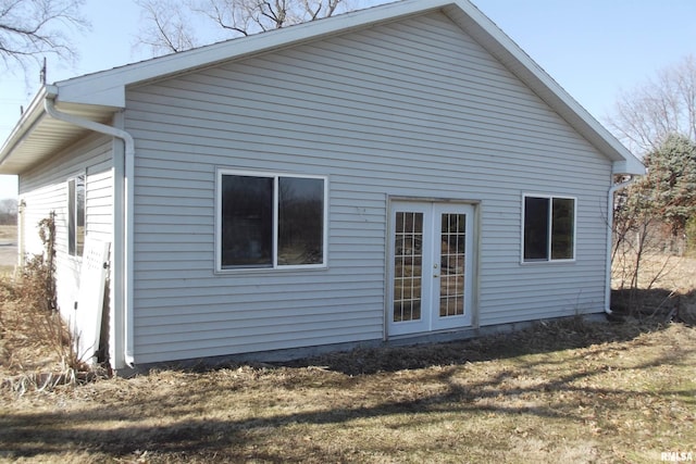 view of rear view of property