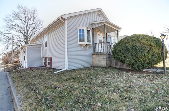 view of property exterior