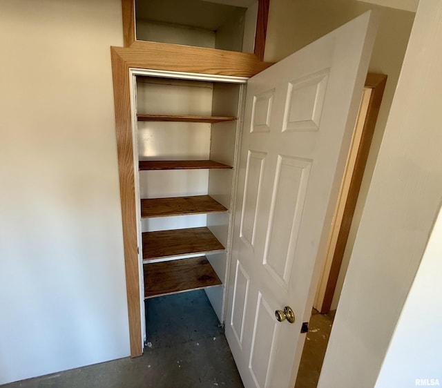 view of closet