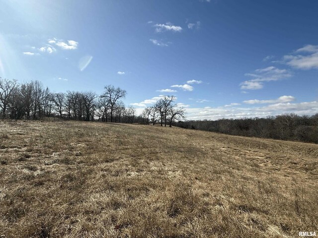 view of landscape featuring a rural view