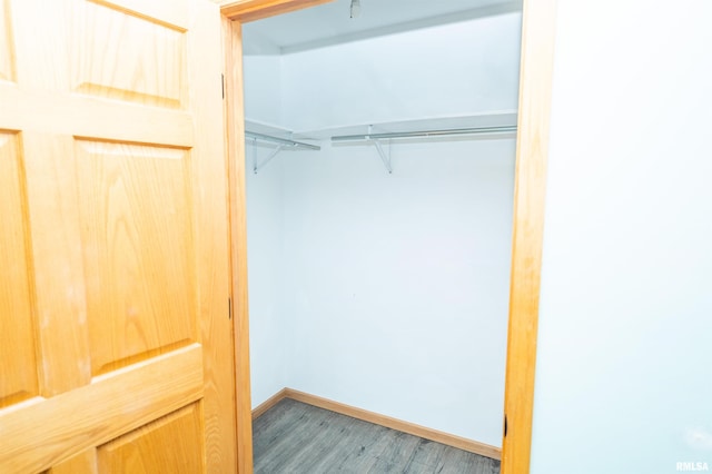 view of closet