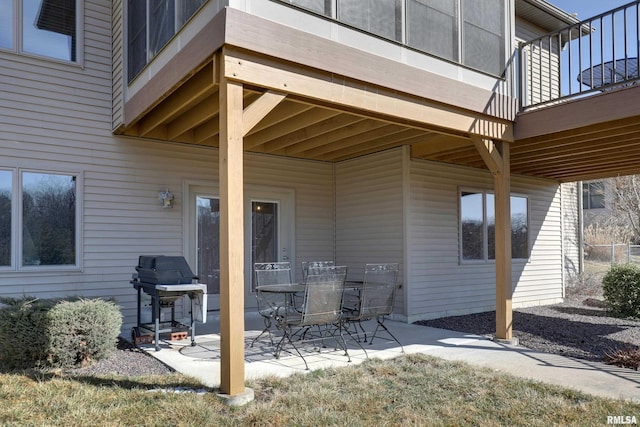 view of patio / terrace with grilling area