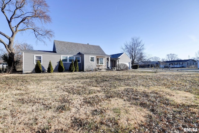 view of back of property