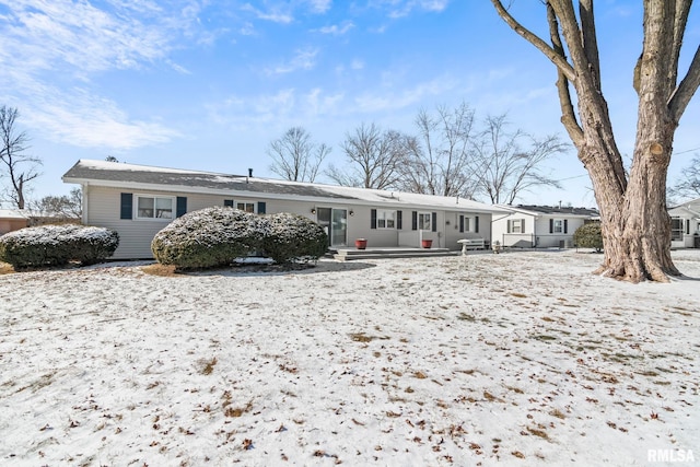 view of back of property