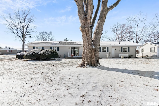 view of rear view of house