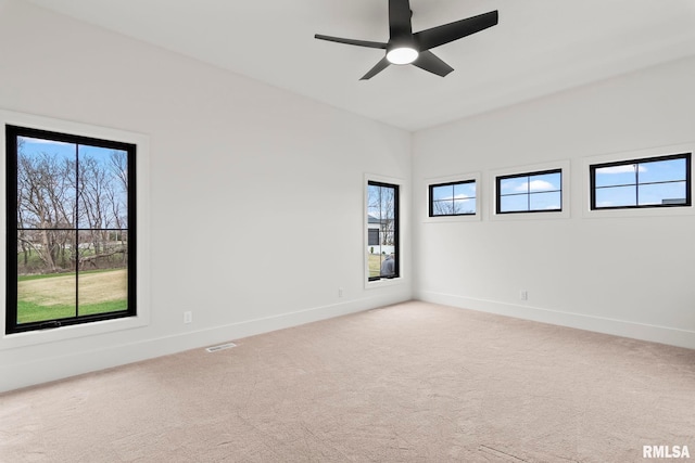 5819 Kelley Pointe Dr, Springfield, IL 62711 - interior space featuring carpet floors, a barn door, baseboards, and visible vents