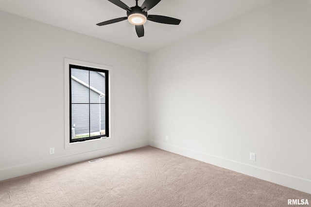 5819 Kelley Pointe Dr, Springfield, IL 62711 - carpeted spare room with baseboards and a ceiling fan