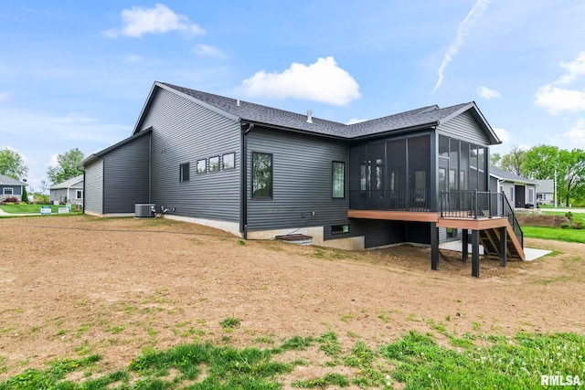 5819 Kelley Pointe Dr, Springfield, IL 62711 - wooden deck featuring a lawn and ceiling fan